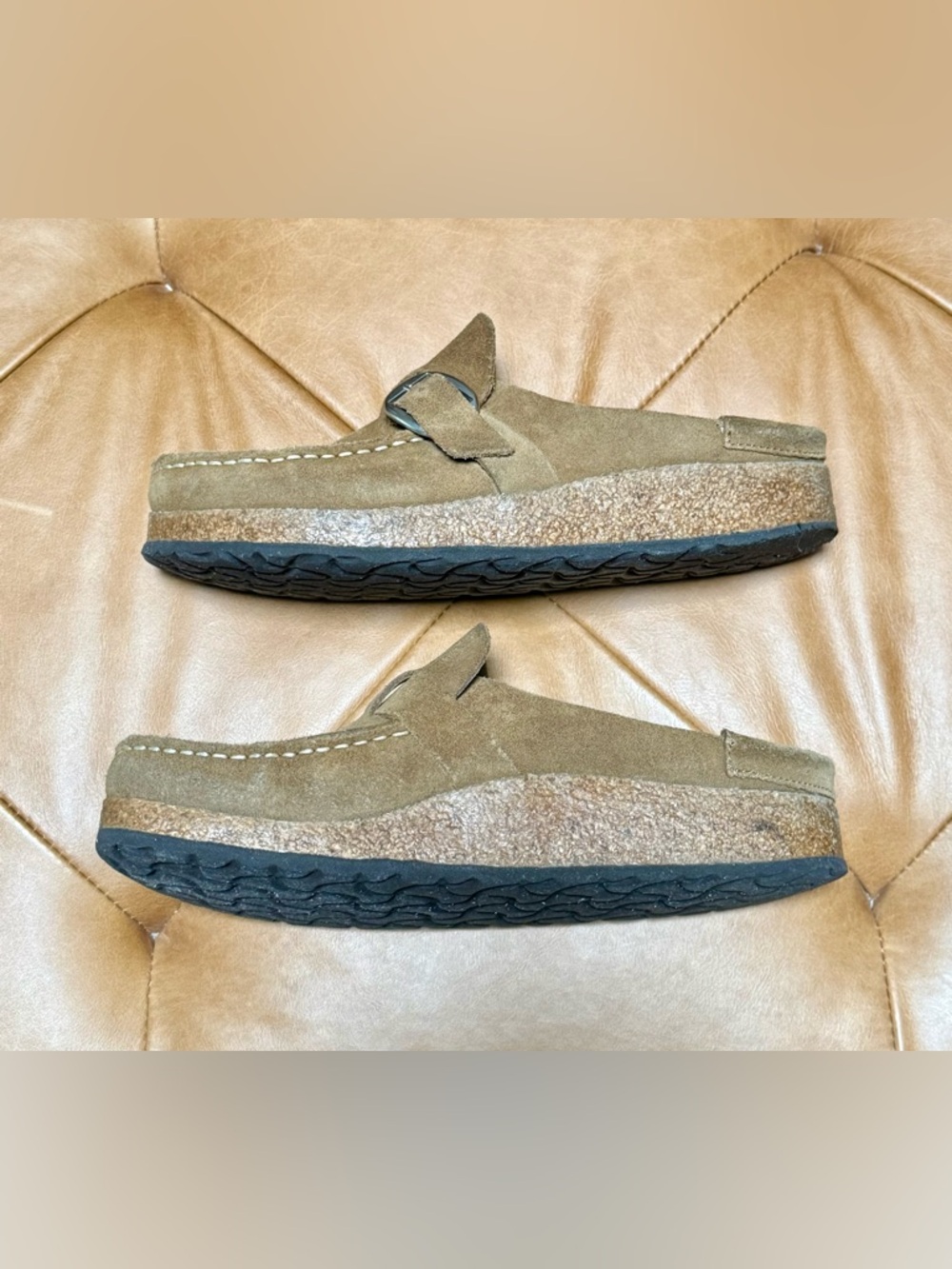 Birkenstock Women's Suede BuckleyTea - Picture 5 of 12
